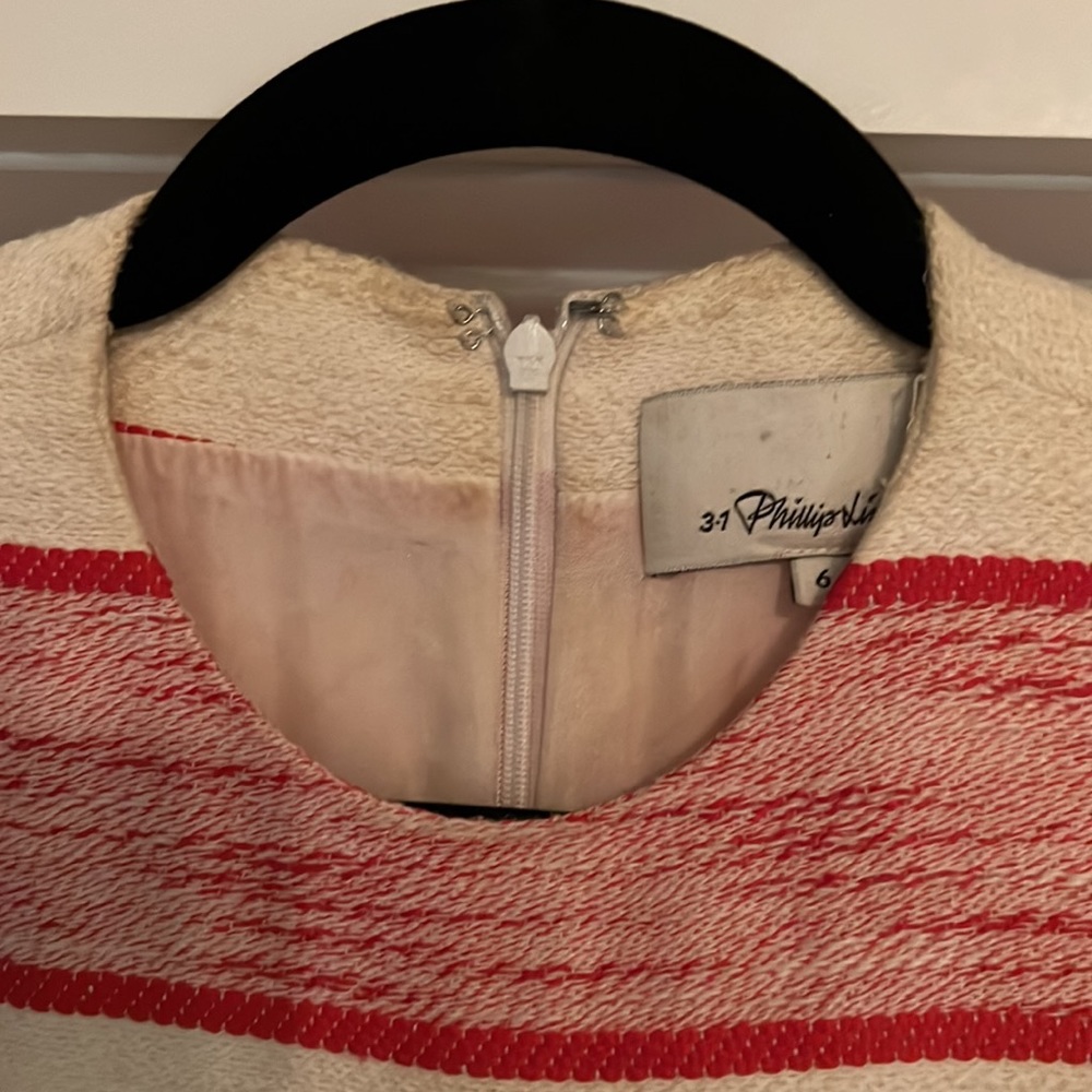 Philip Lim red and white striped a-line dress - Picture 5 of 10